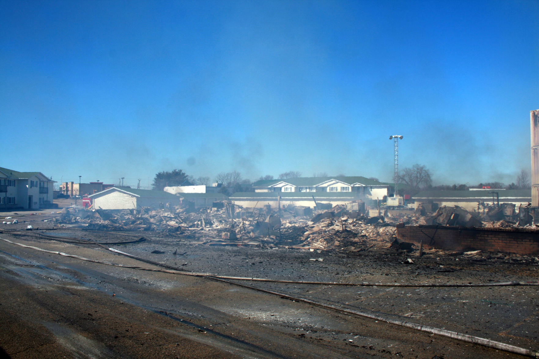 Investigation photos from 109 Knaup Drive explosion